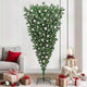 Vidaxl ophang kunst kerstboom met ballenset groen 210 cm pvc