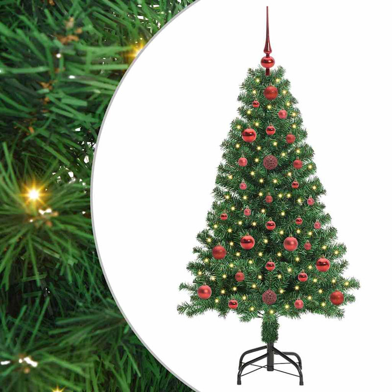 Load image into Gallery viewer, Vidaxl kunstkerstboom groen 120 cm pvc en staal en kunststof
