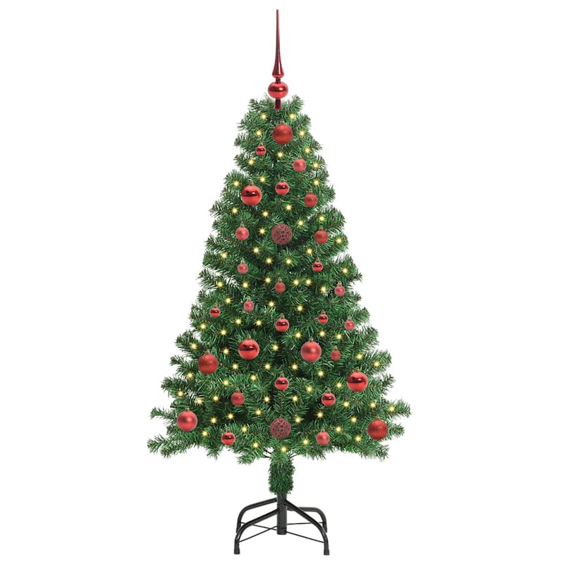 Load image into Gallery viewer, Vidaxl kunstkerstboom groen 120 cm pvc en staal en kunststof
