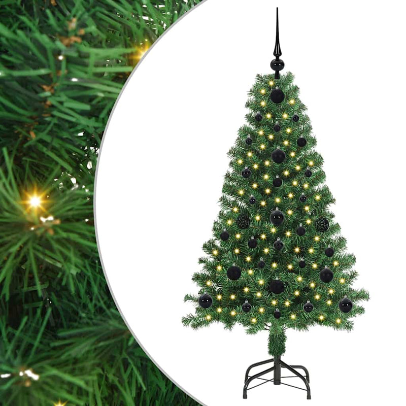 Load image into Gallery viewer, Vidaxl kunstkerstboom groen 120 cm pvc en staal en kunststof
