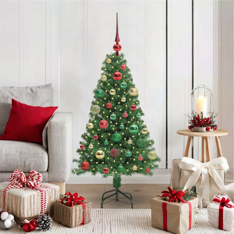 Load image into Gallery viewer, Vidaxl kunstkerstboom groen 120 cm pvc en staal en kunststof
