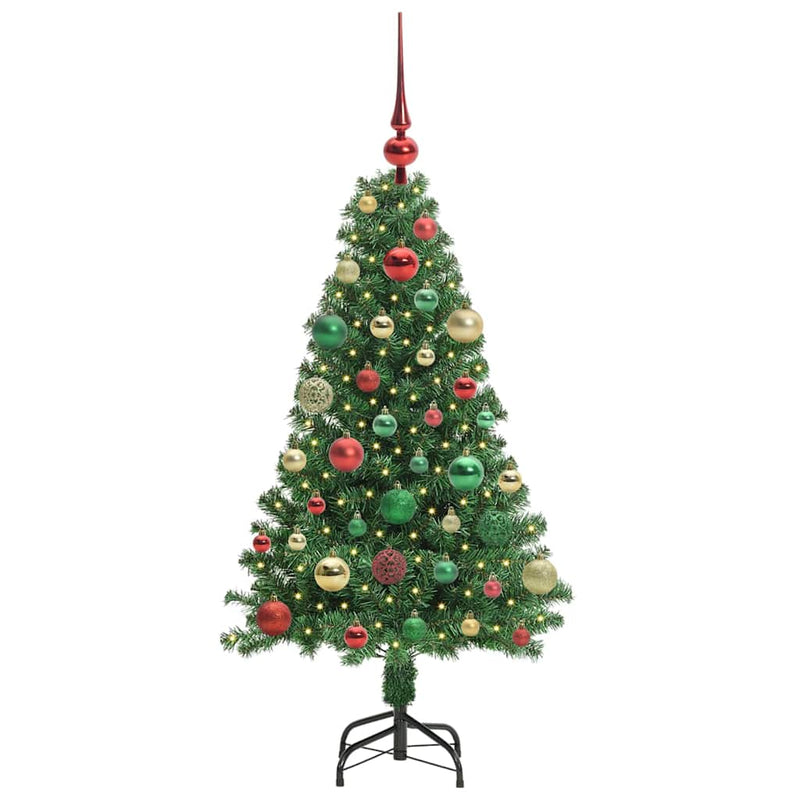 Load image into Gallery viewer, Vidaxl kunstkerstboom groen 120 cm pvc en staal en kunststof

