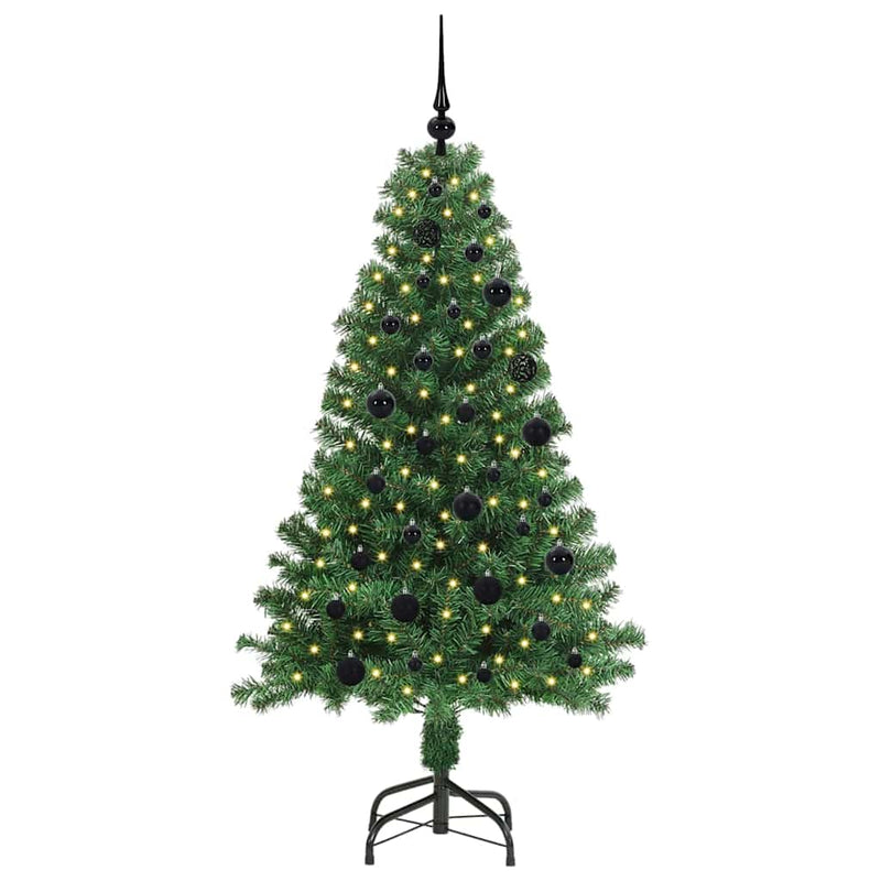 Load image into Gallery viewer, Vidaxl kunstkerstboom groen 150 cm pvc en staal en kunststof
