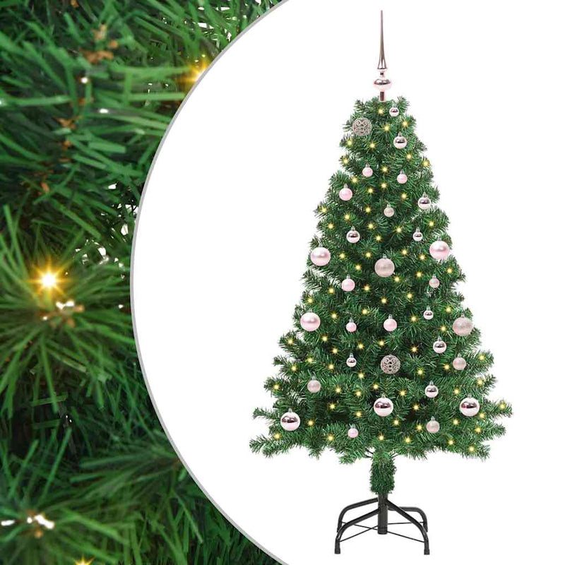 Load image into Gallery viewer, Vidaxl kunstkerstboom groen 150 cm pvc en staal en kunststof
