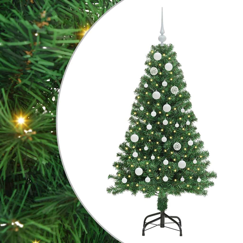 Load image into Gallery viewer, Vidaxl kunstkerstboom groen 150 cm pvc en staal en kunststof
