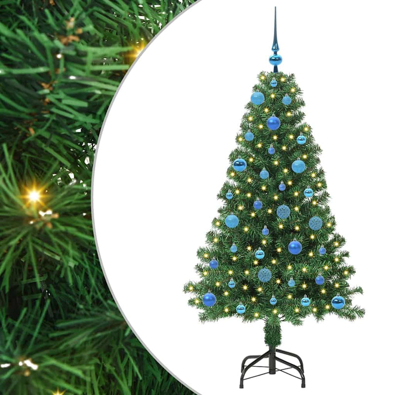 Load image into Gallery viewer, Vidaxl kunstkerstboom groen 150 cm pvc en staal en kunststof
