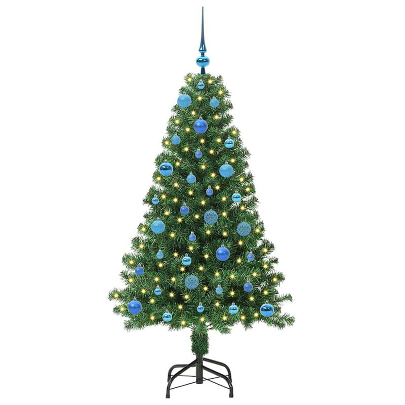 Load image into Gallery viewer, Vidaxl kunstkerstboom groen 150 cm pvc en staal en kunststof
