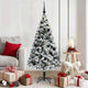 Vidaxl kunstkerstboom met 150 led wit 150 cm pvc en staal en kunststof