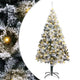 Vidaxl kunstkerstboom met 300 led wit 180 cm pvc en staal en kunststof