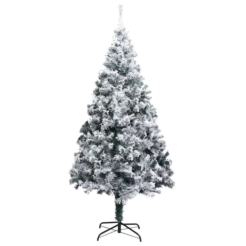 Load image into Gallery viewer, Vidaxl kunstkerstboom met 300 led wit 180 cm pvc en staal en kunststof
