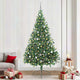 Vidaxl kunstmatig voorverlicht kerstboom met 300 led groen 240 cm pvc