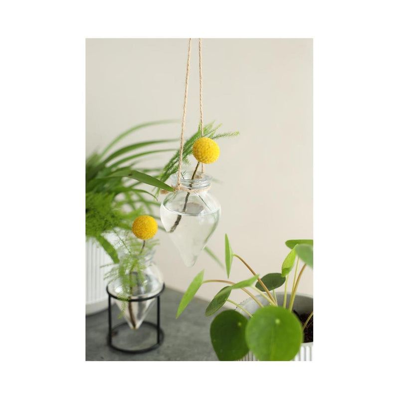 Load image into Gallery viewer, Ideas 4 seasons bloemenvaas breeze hangend ã˜6xh31cm helder
