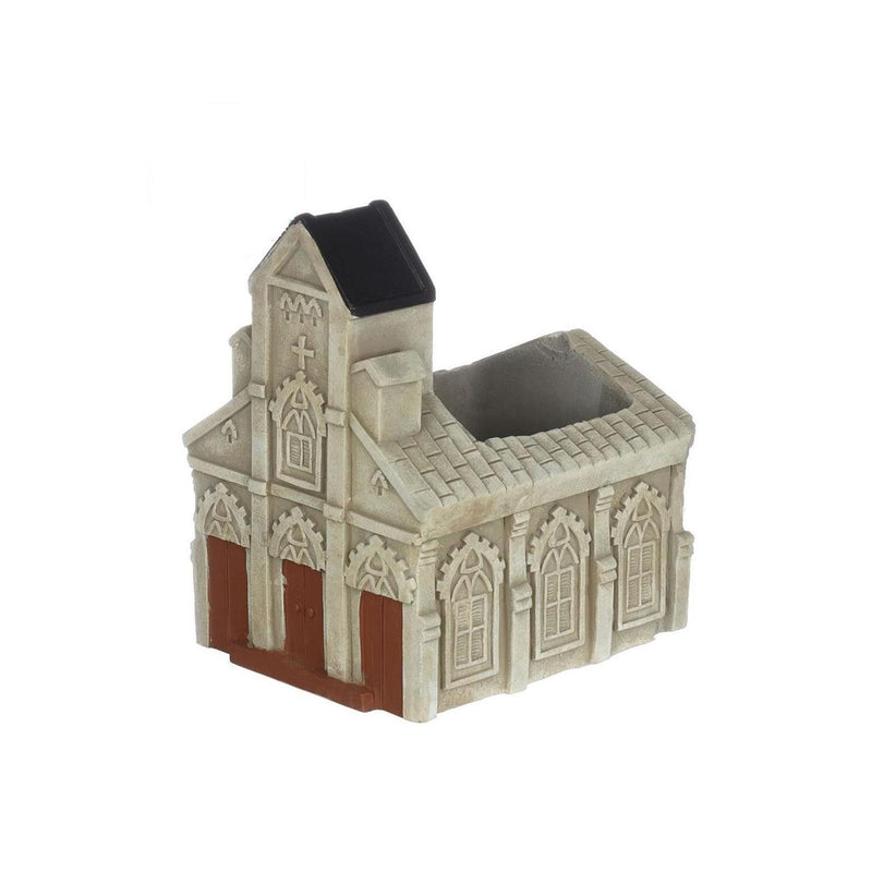 Load image into Gallery viewer, Ideas 4 seasons cement kerk bloempot 10,3x8,7xh.11,4cm crã¨me
