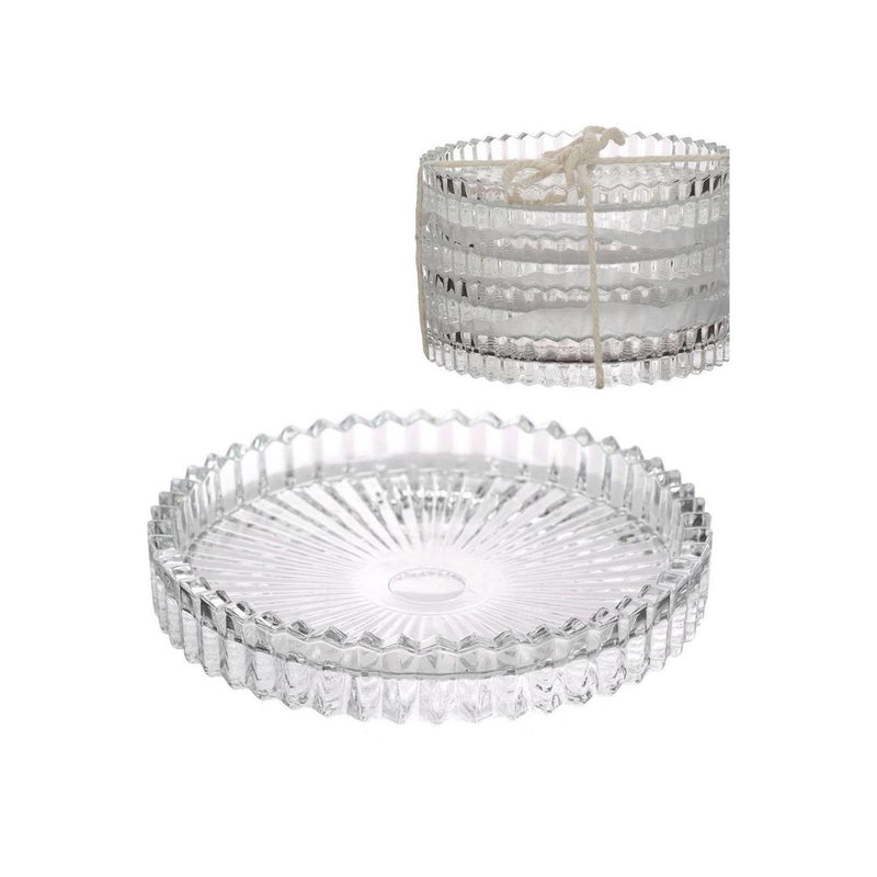 Load image into Gallery viewer, Ideas for seasons glazen schaaltjes kate ã˜10xh6,5cm helder set 4
