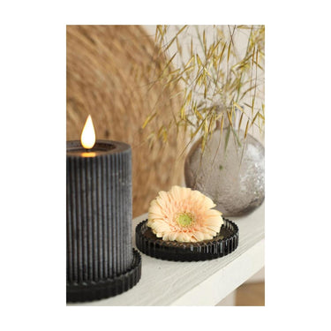 Ideas 4 seasons glazen schaaltjes kate ã˜10xh6,5cm rookgrijs set 4