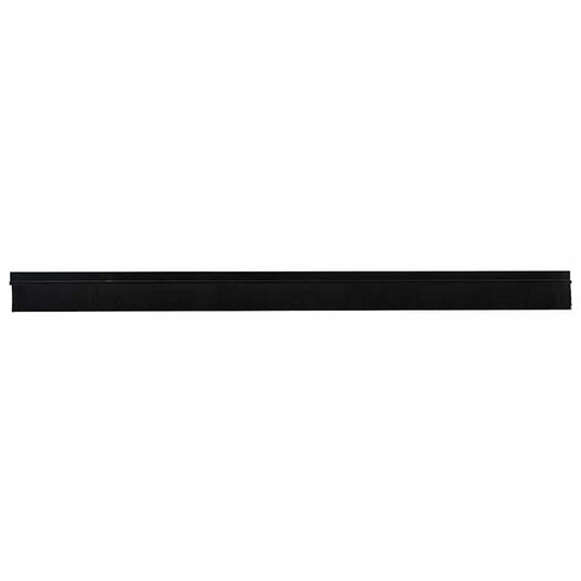 Vidaxl zelfklevende deurborstels 12 pcs zwart 100 cm