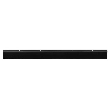 Vidaxl schroefbare deurborstelafsluitingen 12 pcs zwart 100 cm