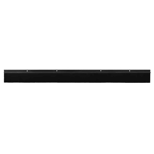Vidaxl schroefbare deurborstelafsluitingen 12 pcs zwart 100 cm