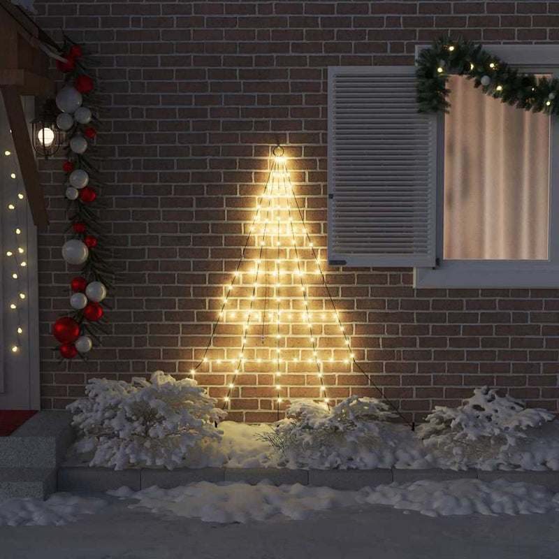 Load image into Gallery viewer, Vidaxl led kerstboom met grondspiesjes warmwit 182 cm metaal
