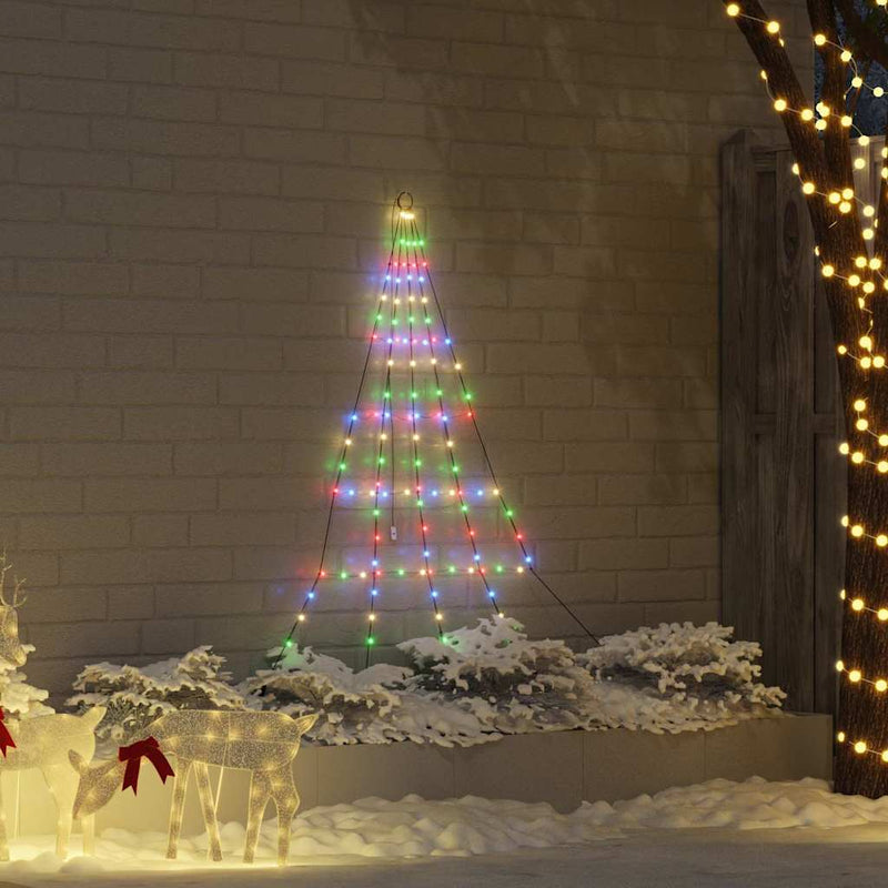 Load image into Gallery viewer, Vidaxl led kerstboom met grondspiesjes multikleur 182 cm metaal
