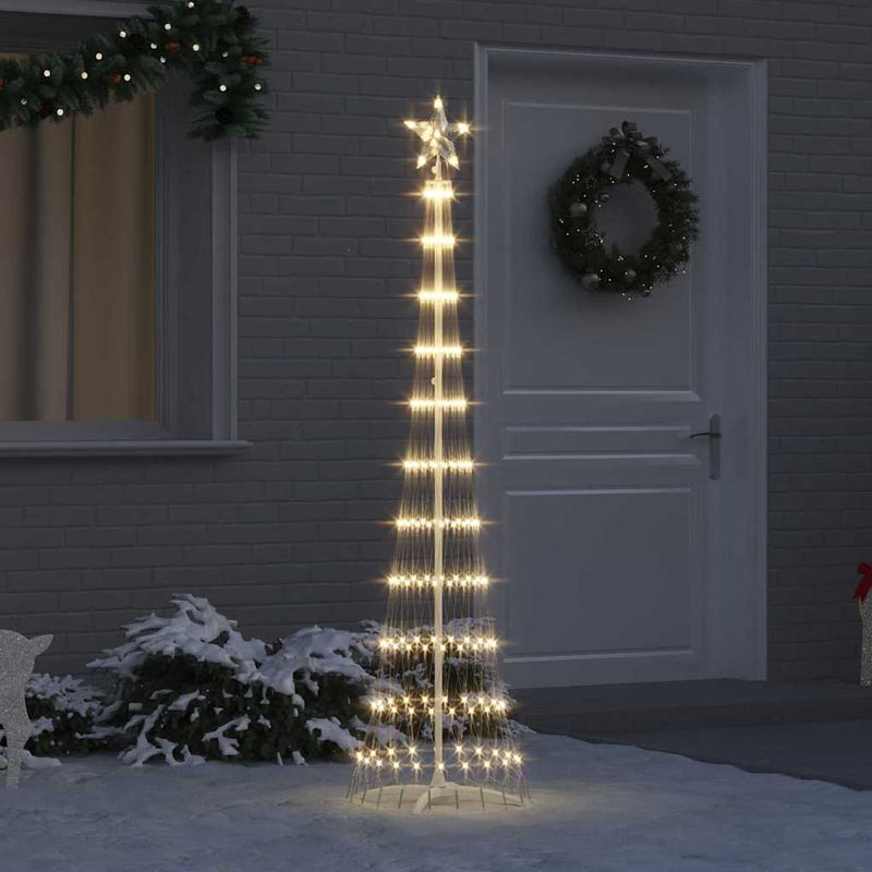 Load image into Gallery viewer, Vidaxl led kerstboom met 230 led warmwit 51 x 51 x 190 cm metaal
