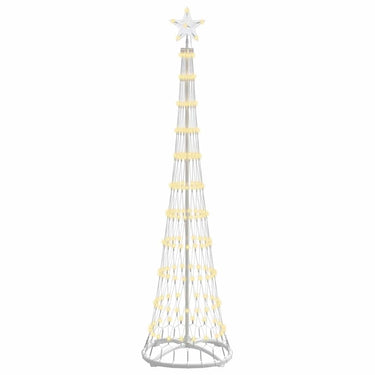 Vidaxl led kerstboom met 230 led warmwit 51 x 51 x 190 cm metaal