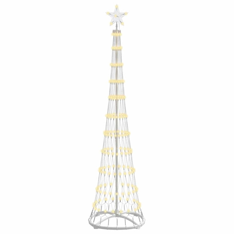 Load image into Gallery viewer, Vidaxl led kerstboom met 230 led warmwit 51 x 51 x 190 cm metaal
