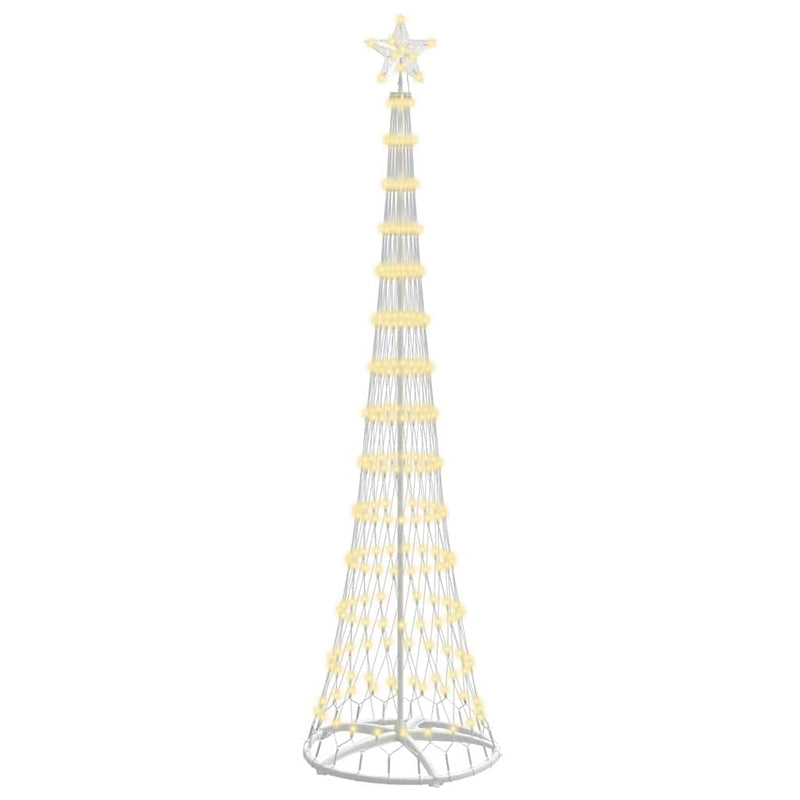 Load image into Gallery viewer, Vidaxl led kerstboom met 290 led warmwit 70 x 70 x 250 cm metaal

