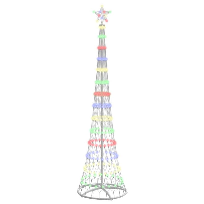 Load image into Gallery viewer, Vidaxl led kerstboom met 290 led multikleur 70 x 70 x 250 cm metaal
