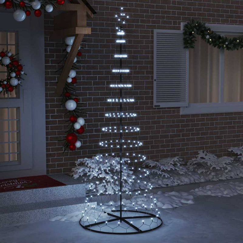 Load image into Gallery viewer, Vidaxl led kerstboom met 295 led met standaard koudwit 250 cm metaal
