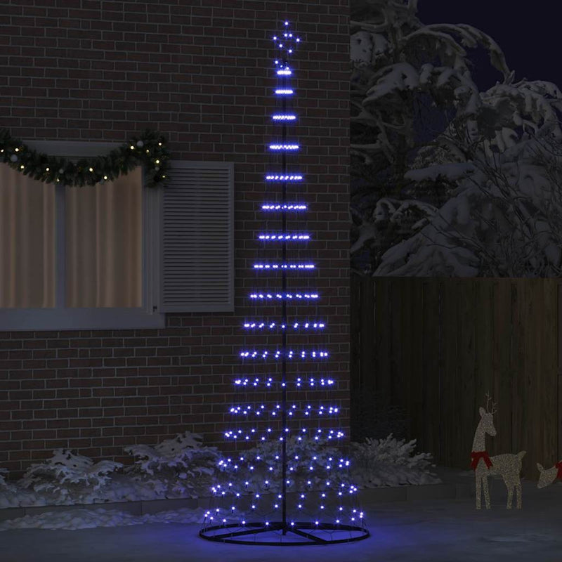 Load image into Gallery viewer, Vidaxl led kerstboom met 355 led met standaard blauw 184.5 cm metaal
