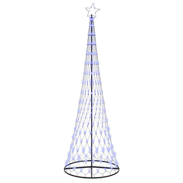 Vidaxl led kerstboom met 355 led met standaard blauw 184.5 cm metaal