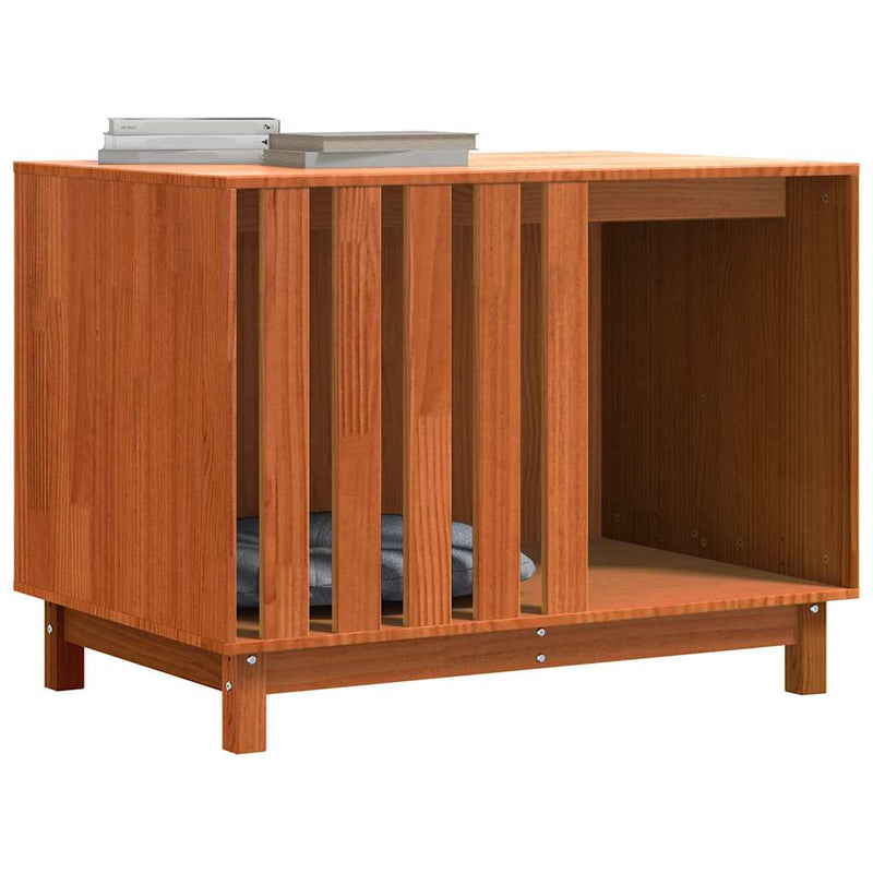 Load image into Gallery viewer, Vidaxl hondenhuis wasbruin 90 x 60 x 67 cm massief grenenhout
