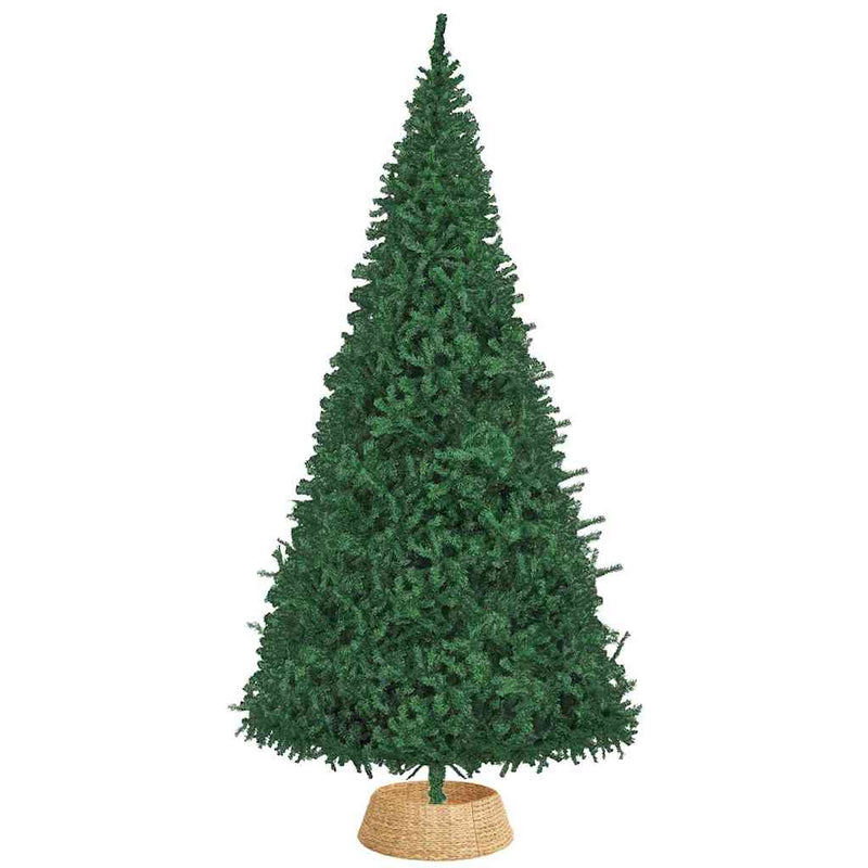 Load image into Gallery viewer, Vidaxl kerstboomkraag bruin 90 x 90 x 28 cm waterhyacint

