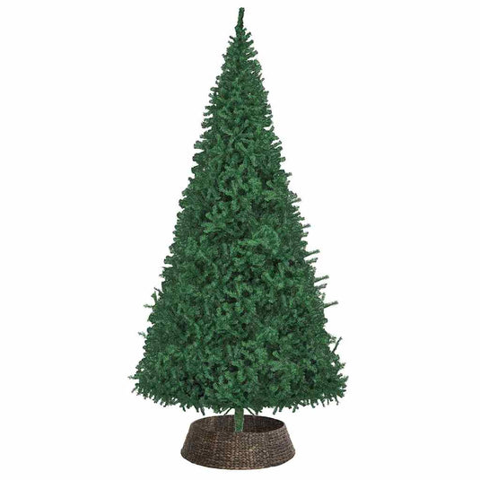 Vidaxl kerstboomkraag zwart 105 x 105 x 28 cm waterhyacint