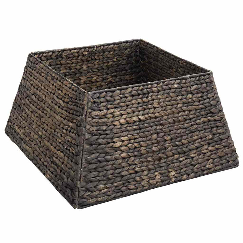 Load image into Gallery viewer, Vidaxl kerstboomkraag zwart 50 x 50 x 25 cm waterhyacint
