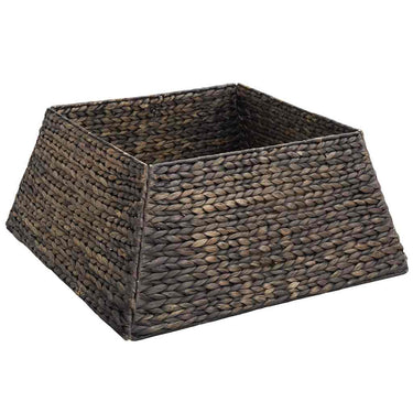 Vidaxl kerstboomkraag zwart 60 x 60 x 28 cm waterhyacint