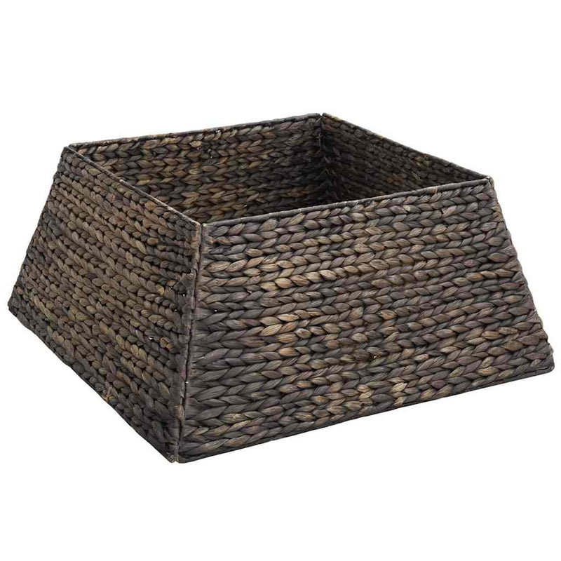 Load image into Gallery viewer, Vidaxl kerstboomkraag zwart 60 x 60 x 28 cm waterhyacint
