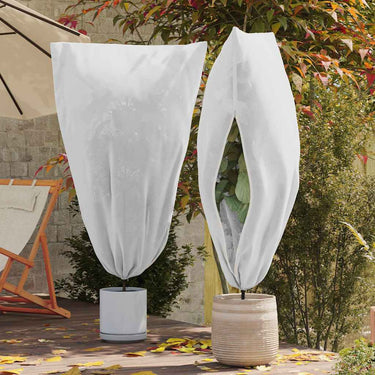Vidaxl vorstbescherming plantenfleece covers 5 pcs wit 1,55 x 1 m