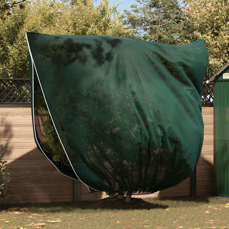 Load image into Gallery viewer, Vidaxl vorstbescherming plantenfleece covers 3 pcs groen 2 x 2,36 m
