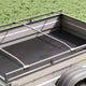 Vidaxl zeildoekbevestiging voor aanhangwagens 2 pcs zilver 100-145 cm