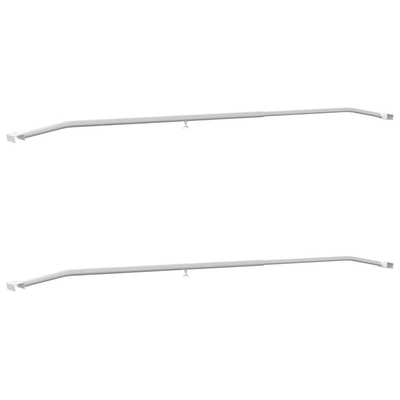 Load image into Gallery viewer, Vidaxl zeildoekbevestiging voor aanhangwagens 2 pcs zilver 130-210 cm
