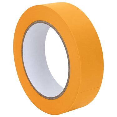 Vidaxl verf maskertapes 24 pcs geel 30mm x 50m papier