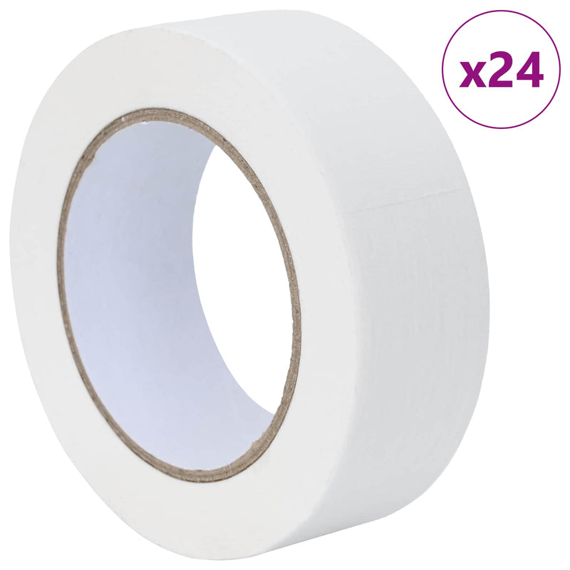 Load image into Gallery viewer, Vidaxl verf maskertapes 24 st wit 38mm x 50m papier
