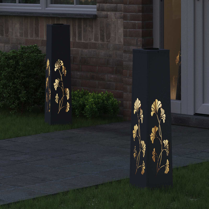 Load image into Gallery viewer, Vidaxl solar led pad licht 2 pcs antraciet koudgewalst staal
