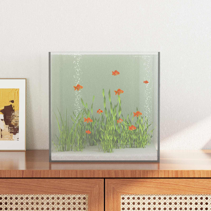 Load image into Gallery viewer, Vidaxl aquarium met opslag doorzichtig 30 x 30 x 30 cm glas
