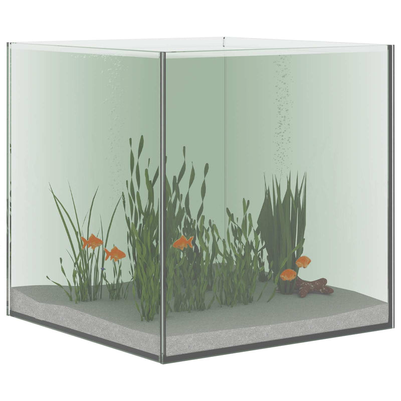 Load image into Gallery viewer, Vidaxl aquarium met opslag doorzichtig 30 x 30 x 30 cm glas
