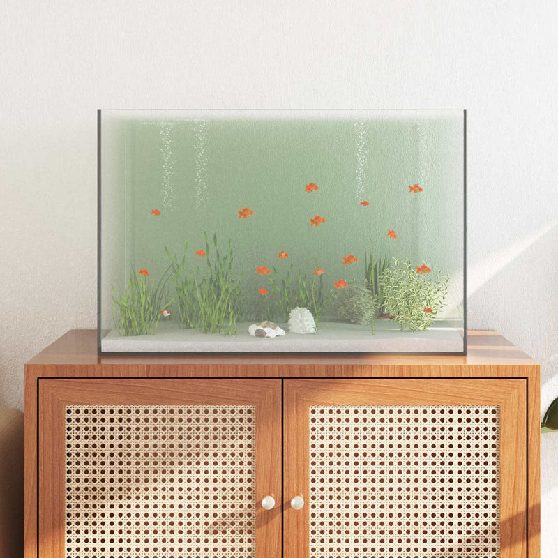Load image into Gallery viewer, Vidaxl aquarium met opslag doorzichtig 60 x 35 x 40 cm glas
