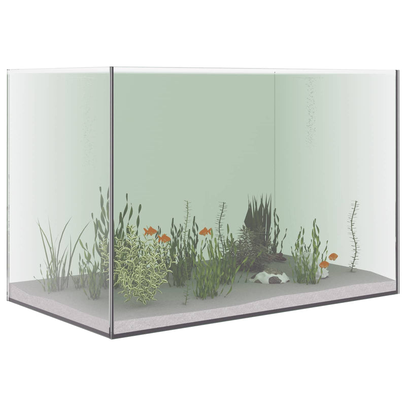 Load image into Gallery viewer, Vidaxl aquarium met opslag doorzichtig 60 x 35 x 40 cm glas
