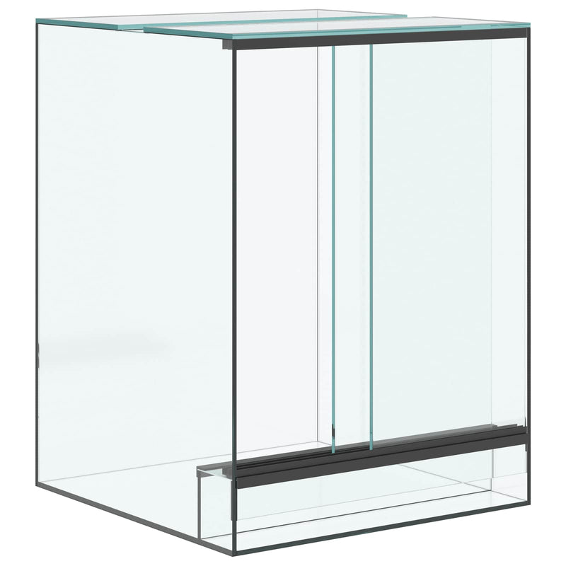 Load image into Gallery viewer, Vidaxl terrarium met opslag doorzichtig 30 x 30 x 40 cm glas
